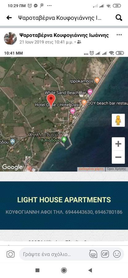 Lighthouse Apartments คิเลียดู ภายนอก รูปภาพ